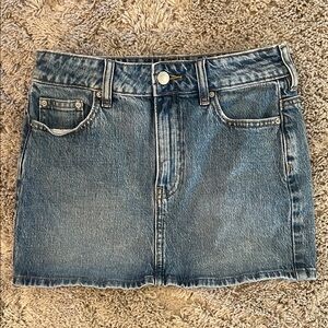 PacSun Light Blue Denim Mini Skirt